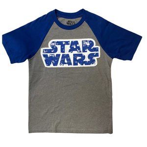 Star Wars Blue and Gray Unisex Shirt Size  Large